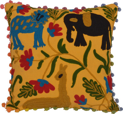 

Trade Star Floral Cushions Cover(40 cm*40 cm, Multicolor)