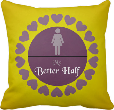 

Tied Ribbons Printed Cushions Cover(30 cm*30 cm, Multicolor)