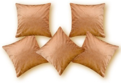 

Nikunj Plain Cushions Cover(Pack of 5, 40 cm*40 cm, Beige)