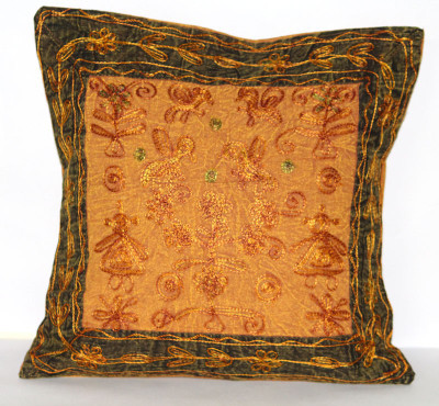 

Shopping Rajasthan Embroidered Cushions Cover(45 cm*45 cm, Multicolor)