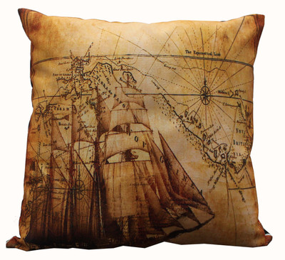 

Adishma Printed Cushions Cover(40 cm*40 cm, Brown)