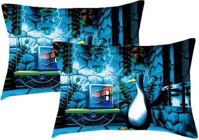 

Sleep Nature's Printed Pillows Cover(Pack of 2, 68.58 cm*45.72 cm, Multicolor)