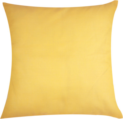 

Ivak Design Plain Cushions Cover(45 cm*45 cm, Yellow)