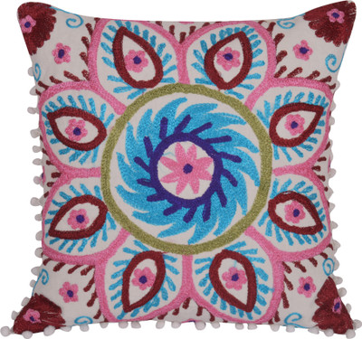 

Trade Star Floral Cushions Cover(40 cm*40 cm, Multicolor)