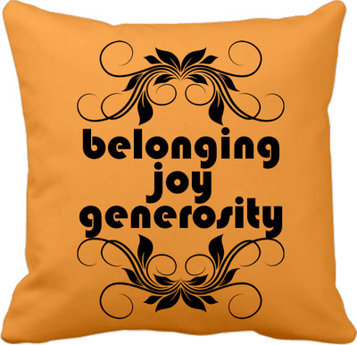 

Tied Ribbons Printed Cushions Cover(30 cm*30 cm, Multicolor)