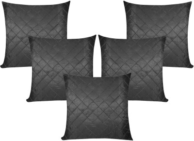 ZIKRAK EXIM Abstract Cushions Cover(Pack of 5, 30 cm*30 cm, Black)
