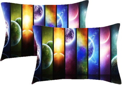 

Sleep Nature's Printed Pillows Cover(Pack of 2, 68.58 cm*45.72 cm, Multicolor)