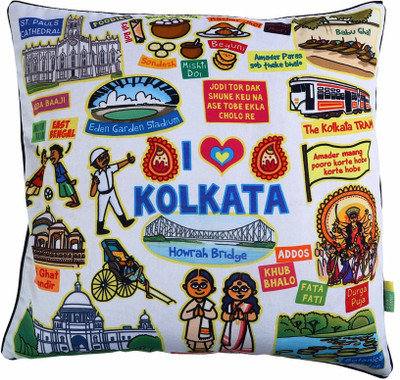 

Eco Corner Abstract Cushions Cover(40.5 cm, Multicolor)