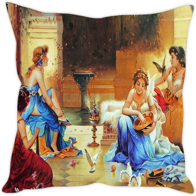 

Sleep Nature's Abstract Cushions Cover(Pack of 5, 40.64 cm*40.64 cm, Multicolor)