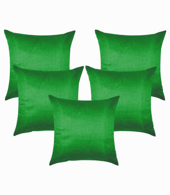 

Royal DecoFurnishing Plain Cushions Cover(Pack of 5, 40 cm*40 cm, Green)