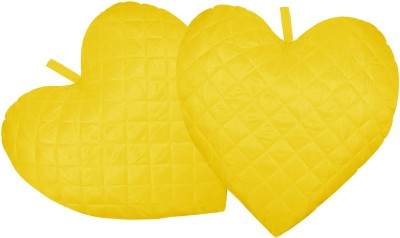 ZIKRAK EXIM Geometric Cushions Cover(Pack of 2, 35 cm*35 cm, Yellow)