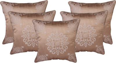 

Zubix Damask Cushions Cover(Pack of 5, 40 cm*40 cm, Beige)