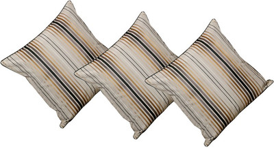

Maba Striped Cushions Cover(Pack of 3, 43 cm*43 cm, Beige)