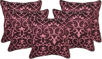 Zubix Abstract Cushions Cover(Pack of 5, 40 cm*40 cm, Purple)