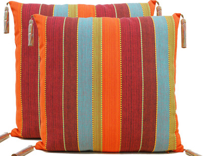 

Elan Self Design Cushions Cover(Pack of 2, 40 cm*40 cm, Multicolor)
