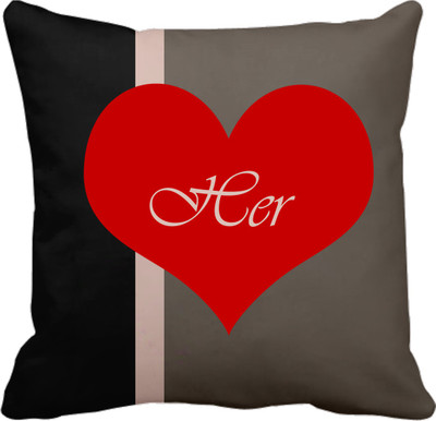 

Tied Ribbons Printed Cushions Cover(30 cm*30 cm, Multicolor)