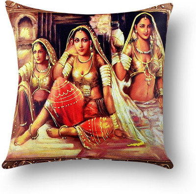 

First Row Abstract Cushions Cover(40 cm, Multicolor)