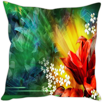 

Sleep Nature's Abstract Cushions Cover(30.63 cm*30.63 cm, Multicolor)