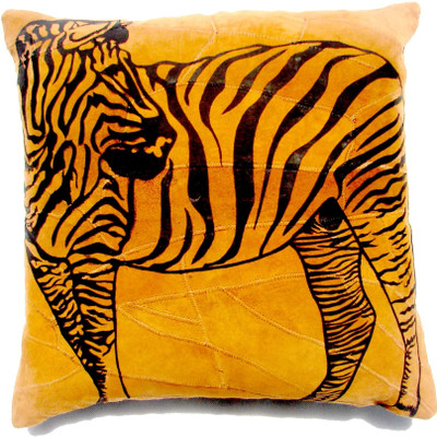 Homeblendz Abstract Cushions Cover(40 cm*40 cm, Black, Brown)
