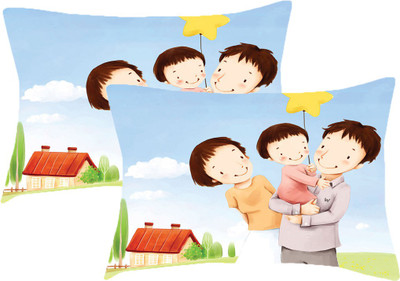 

Sleep Nature's Printed Pillows Cover(Pack of 2, 68.58 cm*45.72 cm, Multicolor)