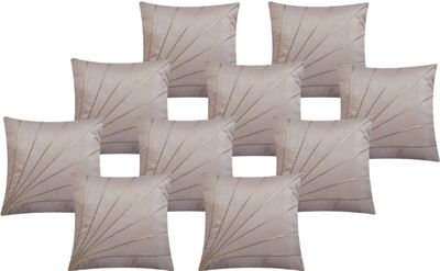 

Fazar Creations Striped Cushions Cover(Pack of 10, 40 cm*40 cm, Beige)