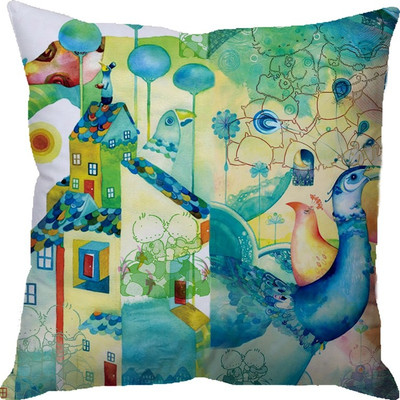 

BRIZAN Abstract Cushions Cover(40 cm*40 cm, Multicolor)
