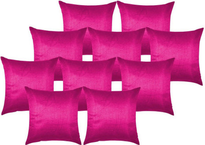 

Shine Villa Plain Cushions Cover(Pack of 10, 40 cm*40 cm, Pink)