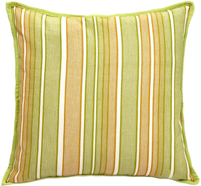 

Jodhaa Striped Cushions Cover(43 cm*43 cm, Green)