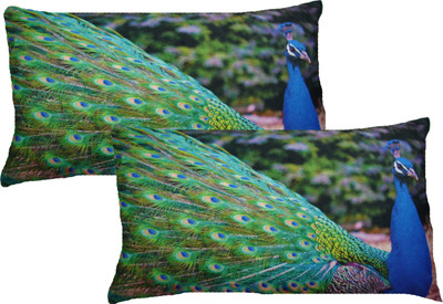 

HOME SHINE Printed Pillows Cover(Pack of 2, 45 cm*70 cm, Multicolor)