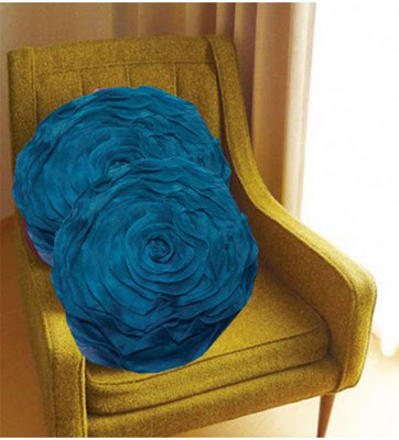 

Shine Villa Floral Cushions Cover(Pack of 2, 40 cm*40 cm, Blue)