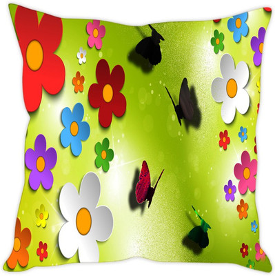 

Sleep Nature's Abstract Cushions Cover(40.64 cm*40.64 cm, Multicolor)