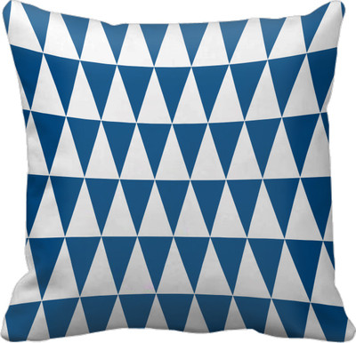 

SajawatHomes Abstract Cushions Cover(30 cm*30 cm, White, Blue), Blue;white