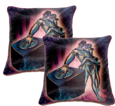 

Homeblendz Abstract Cushions Cover(Pack of 2, 40 cm*40 cm, Multicolor)