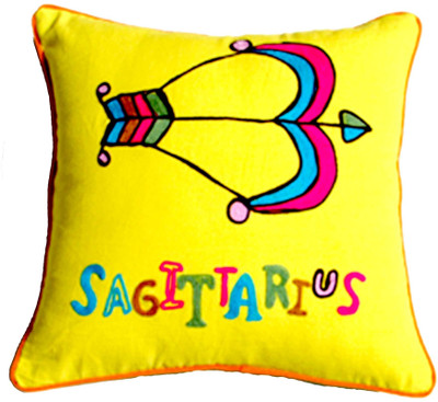 

Homeblendz Embroidered Cushions Cover(40 cm*40 cm, Green, Yellow)