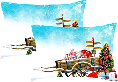 

Sleep Nature's Printed Pillows Cover(Pack of 2, 68.58 cm*45.72 cm, Multicolor)