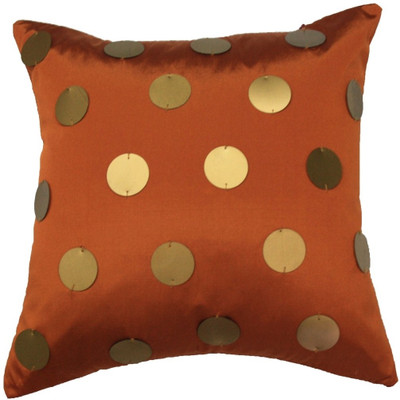 

Homewards Embroidered Cushions Cover(Orange)