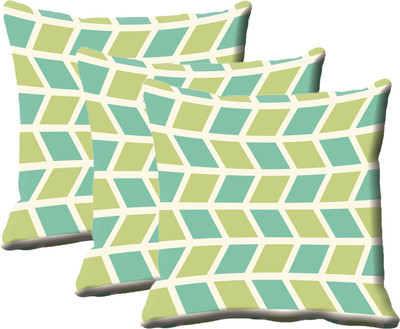 

IndiWeaves Printed Cushions Cover(Pack of 3, 30 cm*30 cm, Multicolor)