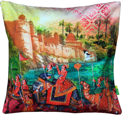 

Eco Corner Abstract Cushions Cover(40.5 cm, Multicolor)