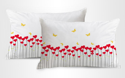 41% OFF on StyBuzz Printed Pillows Cover(Pack of 2, 71 cm*46 cm, Multicolor)