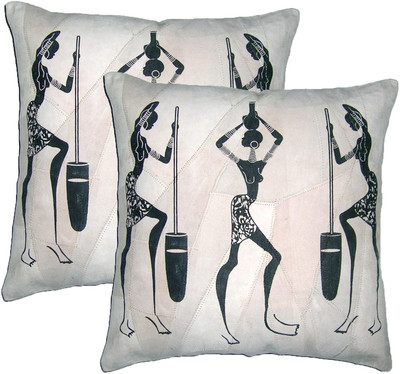 

ChicAntique Printed Cushions Cover(Pack of 2, 40 cm*40 cm, Multicolor)