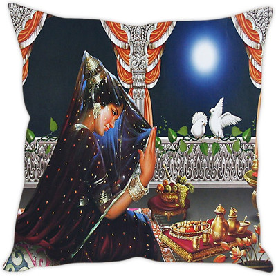 

Sleep Nature's Abstract Cushions Cover(Pack of 5, 40.64 cm*40.64 cm, Multicolor)