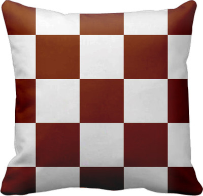 

SajawatHomes Abstract Cushions Cover(30 cm*30 cm, Brown, White)