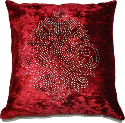 

Koncepts Plain Cushions & Pillows Cover(42 cm*42 cm, Red)