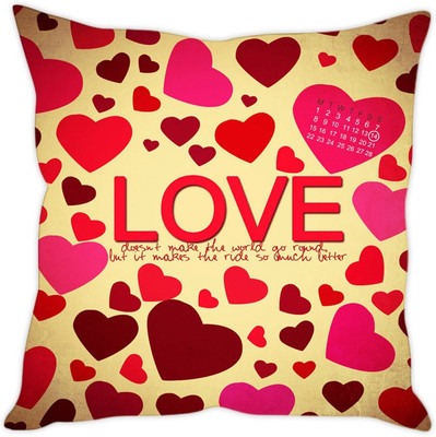 

Sleep Nature's Abstract Cushions Cover(40.64 cm*40.64 cm, Multicolor)