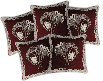 

Zesture Floral Cushions Cover(Pack of 5, 40 cm*40 cm, Multicolor)