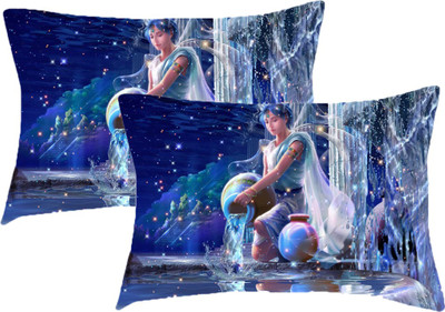 

Sleep Nature's Printed Pillows Cover(Pack of 2, 68.58 cm*45.72 cm, Multicolor)