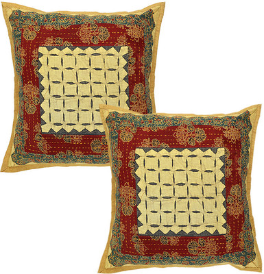 

Rajrang Abstract Cushions Cover(Pack of 2, 43 cm*43 cm, Yellow)