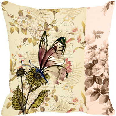 

Leaf Designs Printed Cushions Cover(46 cm*46 cm, Multicolor)