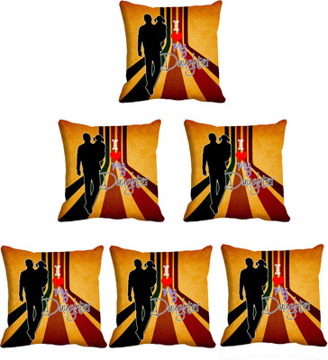 

IndiWeaves Printed Cushions Cover(Pack of 6, 30 cm*30 cm, Multicolor)