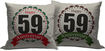 

Tied Ribbons Text Print Cushions Cover(Pack of 2, 30 cm*30 cm, Multicolor)